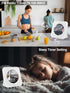 Jimwey Portable CD Player with Bluetooth, HiFi Speakers, FM Radio, Remote Control, LED Display, Supports