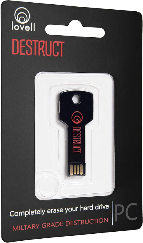 DESTRUCT USB - Military Grade Data Eraser for Hard Drives