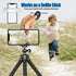 Phone Tripod Mini Flexible Adjustable Cell Phone Tripod Stand Holder with Remote and Universal Clip for iPhone 15 14 13 12 Pro Max 11 Mini 10 XR X Android Camera Tripod Stand Video Recording