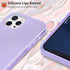 MATEPROX Compatible with iPhone 12 Pro Case, Glitter Bling Sparkle Cute Girls Women Protective Cover (Purple)