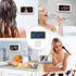 Waterproof Shower Phone Holder, Wall Mounted 360° Rotation Anti Fog HD Touch Screen Case for Bathroom Bathtub Kitchen