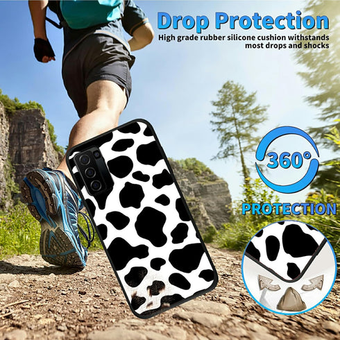 Cow Print Design Soft TPU Case for Nokia C300 6.52", Shockproof Protection Basic Cover