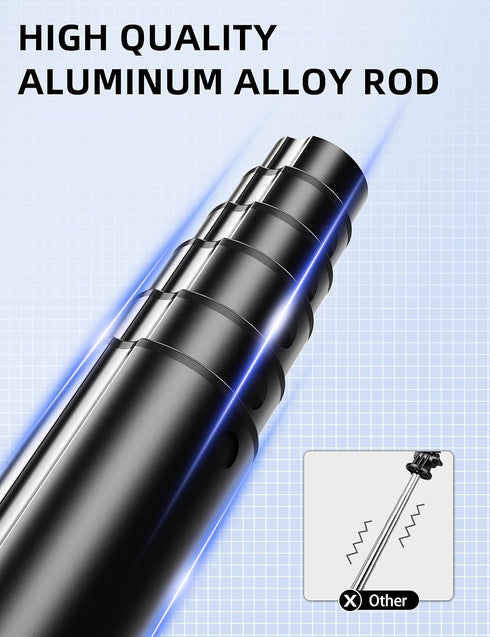 SelfieShow 41'' 4 1 360 17/16/15/14/Android Selfie Stick Tripod, Extendable Portable in Aluminum Phone Tripod