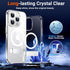 Temdan Clear Magnetic Case for iPhone 14 Pro 6.1" - Military Drop Protection, Shockproof, Built-in Kickstand, Not