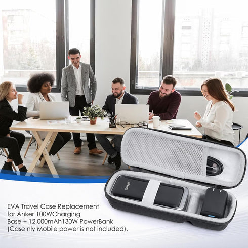 Hard Travel Case Replacement for Anker Power Bank, Storage Case for 12000mAh 130W Power Bank