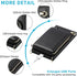 iPhone XR Zipper Leather Wallet Case (6.1-Inch) - 3-in-1 Crossbody Bag with Card Holder & Adjustable Anti-Theft Strap