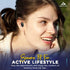 Wireless Earbuds, Bluetooth 5.3 with 40H Playtime, IPX7 Waterproof, Memory Foam Tips - Black