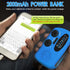 Emergency Hand Crank Radio with LED Flashlight, AM/FM Portable Weather Radio, 2000mAh Power Bank Phone Charger (Blue)