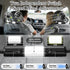 Back Seat Car Fan for Kids - Battery-Free Dual Adjustable Air Circulation