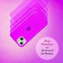 SteepLab 15 Neon Highlighter Case for iPhone - The Grippy Jelly Case w/Protective Air Pockets (Saturated Vivid Purple)