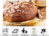 KeyWork 10x10ft Rye Bread Backdrop Fresh Whole Grain Sourdough with Wheat Photography Background for Bakery Food Fair