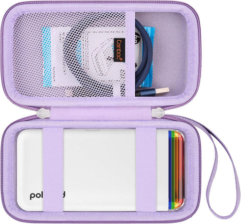 Canboc Carrying Case for Polaroid Hi-Print 2nd Gen Bluetooth 2x3 Pocket Photo Printer, Purple (Case Only)