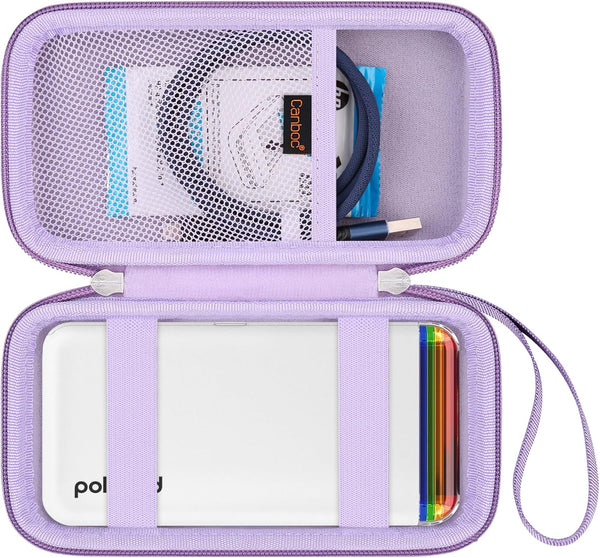 Canboc Carrying Case for Polaroid Hi-Print 2nd Gen Bluetooth 2x3 Pocket Photo Printer, Purple (Case Only)