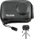 TELESIN Small Carry Case Lens Protector for DJI Action 4/3, Mini Carrying Bag for DJI Osmo Action Selfie Stick
