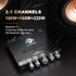 S220HS 160W×2+220W 2.1 Channel Bluetooth Power Amplifier Board, TDA7498E Chip, Support Custom Bluetooth Name, 12V-36V