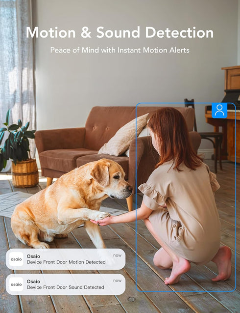 GNCC 2K GC4 Indoor Security Camera for Home, Pet Camera with Dual-Band WiFi, Mini Dog Cam with Phone App, Motion