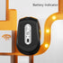 Uciefy V19 Wireless Mouse, 2.4GHz Rechargeable LED Mouse with Battery Indicator, USB Receiver & Type-C Adapter