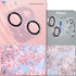 CloudValley HD Tempered Metal Matte Glass Camera Lens Protector for iPhone 15/15 Plus, Glitter Pink, Case Friendly.