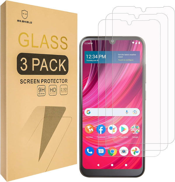 Mr.Shield 3-Pack Tempered Glass Screen Protector for BLU View 4 - Japan Glass with 9H Hardness