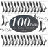 Konohan 100 Pack Bulk Earbuds for Kids | Basic Headphones in Ear for Classroom, Schools, Libraries, Laptop | Black