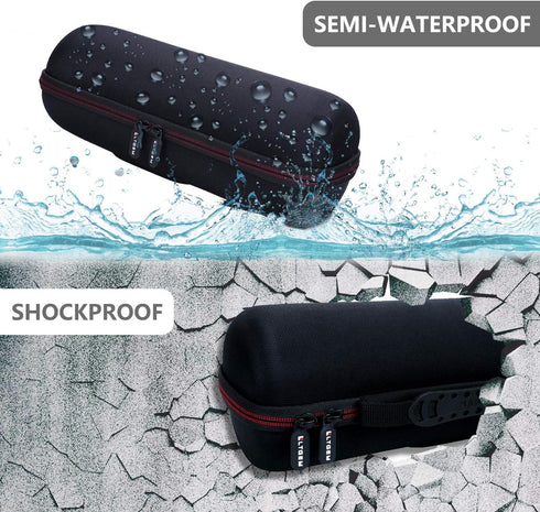 LTGEM Hard Case for JBL Pulse 4/3, Waterproof Portable Bluetooth Speaker - Travel Protective Carrying Storage Bag