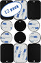 Great 1 Universal Metal Plates with 3M Adhesive for All Magnetic Car Mounts, Cell
