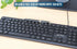 MANHATTAN USB Wired Computer Keyboard, Full-Size, Spill-Resistant, 104 Quiet Membrane Keys, 3 Yr Warranty