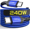 JSAUX 10FT USB-C Charge Cable 240W, Fast Charger for MacBook Pro, iPad Pro, iPhone 15, Samsung Galaxy S23/S22/S21,