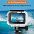UTEBIT 6 196FT/60M Underwater Waterproof Case for DJI Osmo Action Camera, Protective Diving Housing with Camera Handle