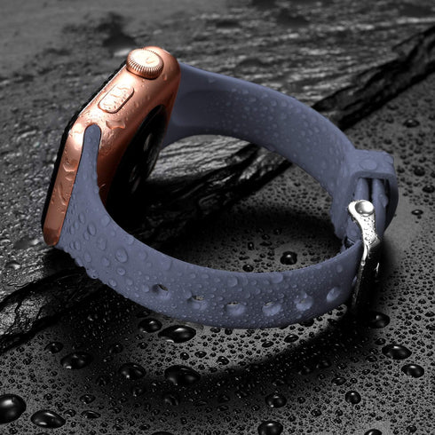 Laffav Slim Band for Apple Watch 40mm 38mm 41mm 44mm 42mm 45mm 46mm 49mm, Soft Silicone Sport Strap