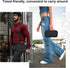 BOVKE Carrying Case Compatible with Blue Tees Golf Player+ GPS Speaker with Touch Screen Display, Portable Golf GPS Speaker Holder with Extra Space for Charging Cables, Black+Belt