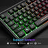 Rii Gaming Keyboard, 87-Keys RGB Backlit Compact Keyboard, Silent USB Wired for Laptop PC Windows Mac