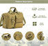 Stypos Tactical Messenger Bag, Military Laptop Briefcase, Messenger Shoulder Bag for Men