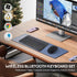 Ultra-Slim Bluetooth Keyboard and Mouse Portable Mini Wireless Keyboard Rechargeable for Apple iPad iPhone Samsung Tablet iPhone Smartphone iOS Android Windows, Round Keys Black