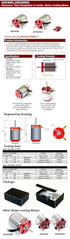 ADS-300L ADS300XL 3000KV (MW1914A) Brushless Water Cooled Metal Motor / Outrunner Cooling Motor Heat Dissipation for RC