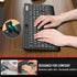 Trueque KM31 Wireless Keyboard and Mouse Combo - Full-Size Quiet Typing with Palm Rest, Phone Holder, Multimedia Keys