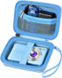 Digital Camera Case for VAHOIALD FHD 1080P, CAMKORY, KODAK PIXPRO FZ45-BK, Holder for SD Card - Blue (Box Only)