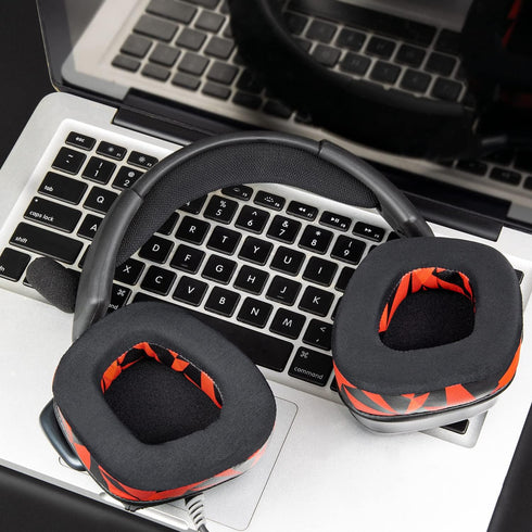 SOULWIT Earpads Replacement for Corsair Void/Void Pro/Void Elite/Surround Headsets, Noise Isolation Foam, Added
