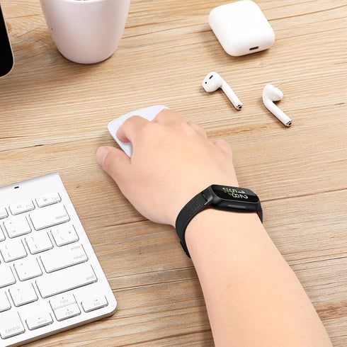 Fintie Bands for Fitbit Inspire 3, Soft Genuine Leather Replacement Strap Wrist Band