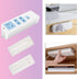 Self Adhesive Power Strip Holder 4 Pack, No Drill Extension Block Wall Mount Fixator for Home, Kitchen, Office