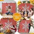 Generic 12 8 Modern Themed Photo Backdrop for Photoshoot, x FT Winter Watercolor Sparkling Snowflake Pattern Photo