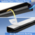 ZhiYo Cable Management Under Desk, 6x15.7in, 94.5in Cord Organizer, Self-Adhesive Wire Management Black J Channel
