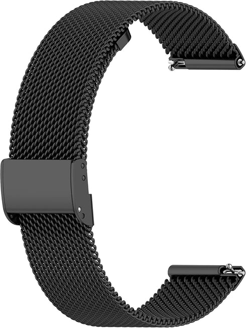 Chofit Metal Mesh Stainless Steel Loop Compatible with OTOSAGOW Watch Band LW77, Adjustable Replacement Strap