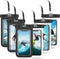 JOTO 6 Pack Universal Waterproof Phone Holder Pouch, IPX8 Underwater Case Cell Phone Dry Bag for iPhone 14 13 12 11 Pro