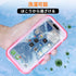 Cozycase Waterproof Case for iPhone 13 Pro, Pink Full Body Dustproof Shockproof Rugged Cover
