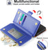 Antsturdy 13 13 6.1,Purple Compatible with iPhone Wallet CaseRFID BlockingPU Leather Phone Case Women Men Flip