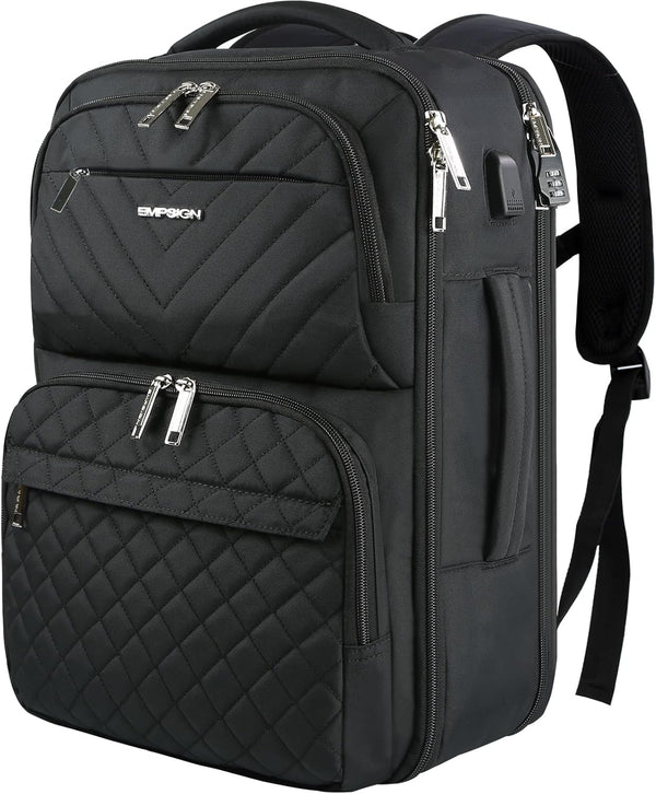 EMPSIGN Travel Backpack for Women, Large Carry On Backpack Airline Approved Personal