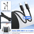 65W 4-Port USB C Car Charger Fast Charging, iPhone 15/15 Pro Max Adapter with 6FT USB C to C Cable