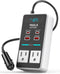 YSOLX 200W Car Power Inverter, 12V to 110V AC Plug with 65W USB-C/48W Dual Fast Charging, Car Charger