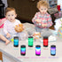 LED Bluetooth Speaker, Portable Wireless Speaker with Night Light, 6 Color LED Themes,